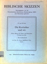 Die Korinther und wir: Sieben