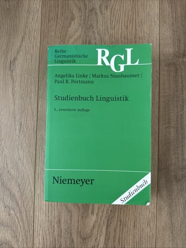 Studienbuch linguistik von - studienbuch,