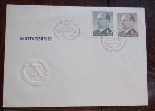 Fdc ddr 1965 michel 1067 - ddr,