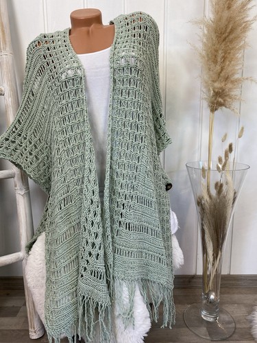 Cardigan poncho oversize - cardigan,
