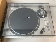 Technics SL-1200MK2 DJ Plattenspieler Silber mit Staubschutz & Box aus Japan