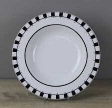 Winterling Dessina schwarz weiß Linien Punkte Suppenteller tiefer Teller Ø 23 cm