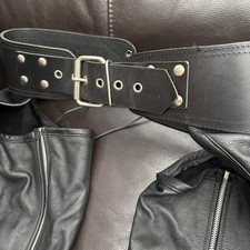 SHAF Leder Motorrad Chaps