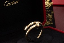 Cartier Juste un Clou Ring Klassisches Modell in 750er Gelbgold Full Set Schmuck