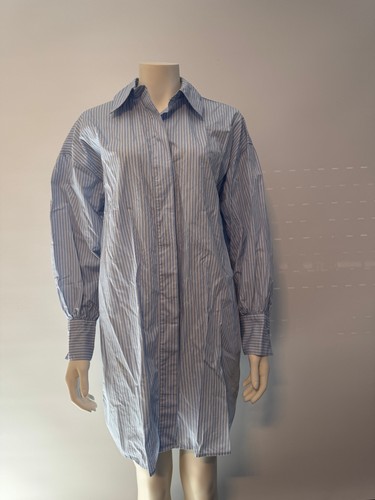 Damen bluse blau weiß - damen,