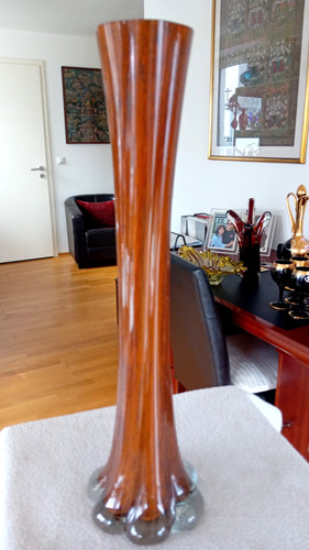 Hohe glas vase murano - hohe,