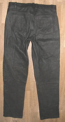 Offset herren lederjeans - /,