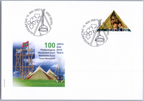 Schweiz fdc bern 2007 - bern, 100