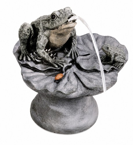 Teichfigur frosch wasserspeier - teichfigur,