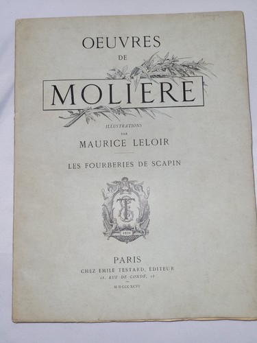 Molière les fourberies de - molière,
