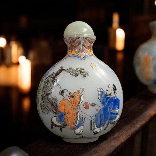 Chinesisches snuff bottle - snuff, aus