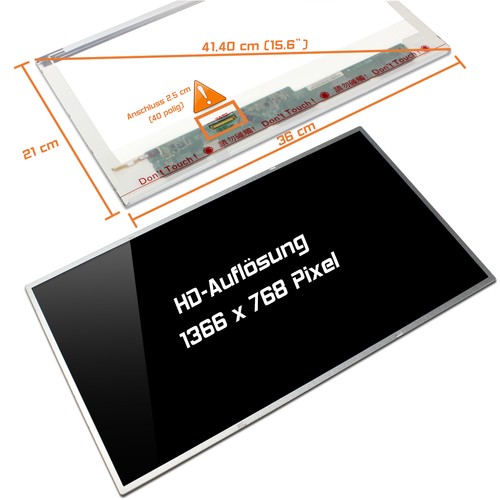 Led display glossy - 15,6",