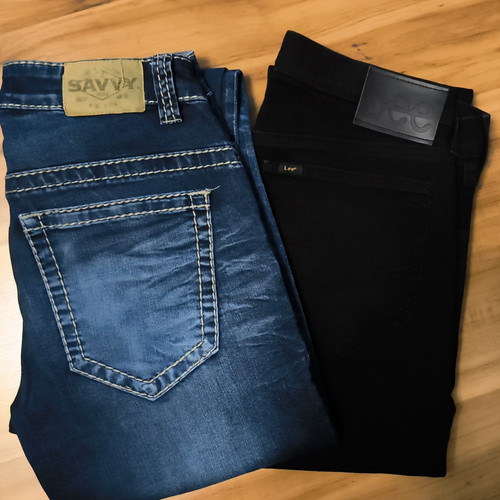 Herren jungen jeans zweierpack - herren,