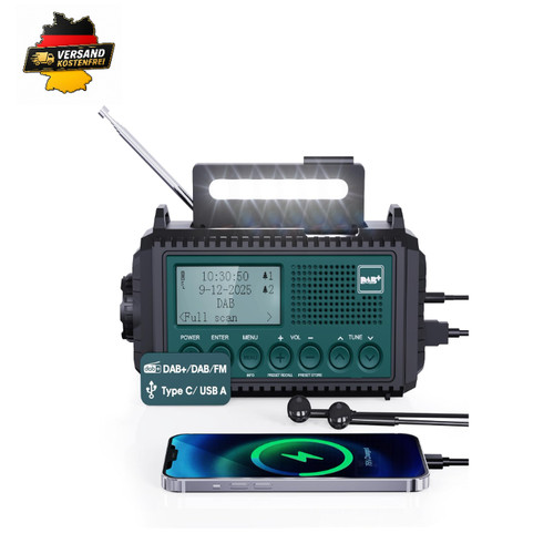 Dab radio mit 5000mah - dab,