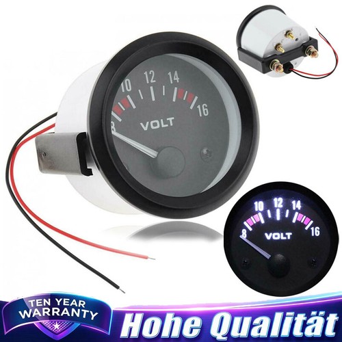 Auto voltmeter runder - auto,