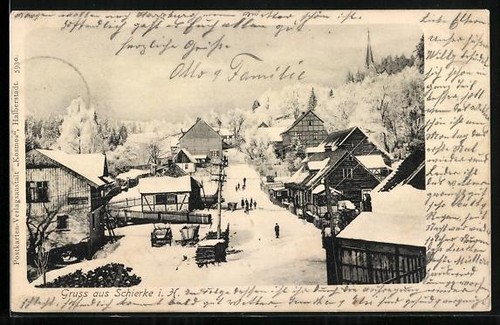 Schierke winterliche - ak, h.,