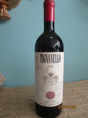 750 ml tignanello 1981 - a,