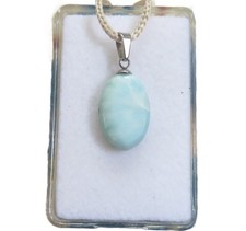 Larimar cabochon anhänger - larimar,