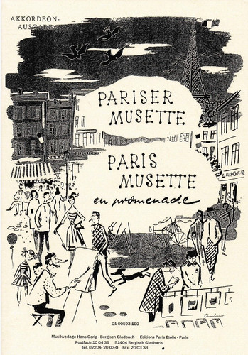 Pariser musette für akkordeon - pariser,