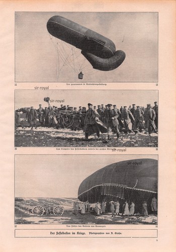 Der fesselballon krieg - im,