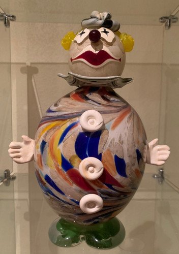 Clown objekt aus - -, glas