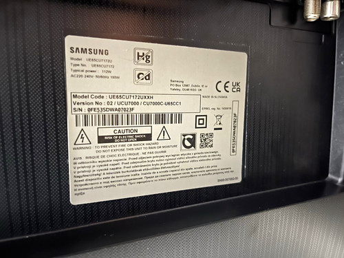 Samsung ue65cu7172u led - ue65cu7172u,