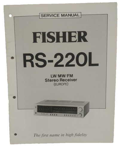 Fisher service manual - service,