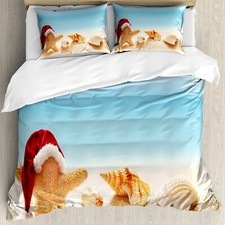 Weihnachtsmann bettwäsche set - bettwäsche,