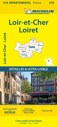 Michelin loire tal map - loire-tal,