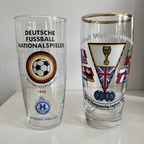 Biergläser fußball 1966 - wm,