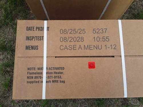 Mre case 12 meals - us,