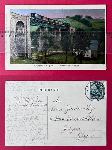 Cranzahl erzgebirge 1911 - ak,