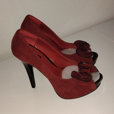Paola pumps wildleder rot - wildleder,