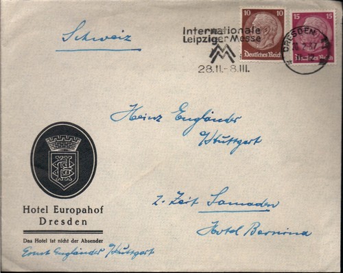 Deutsches reich brief hotel - reich,
