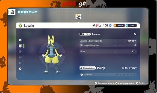 Shiny elite lucario - elite,
