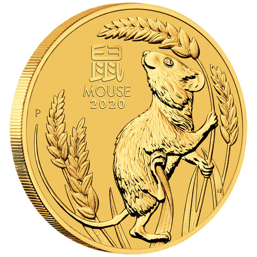 Goldmünze jahr der maus - maus, (1.)