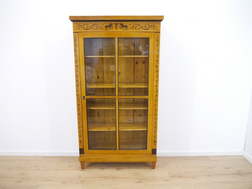 Biedermeier vitrine kirschbaum - biedermeier,
