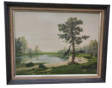 Großes ölgemälde landschaft - großes,
