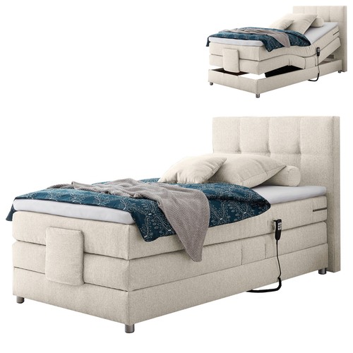 Motor boxspringbett ivory - motor-boxspringbett,