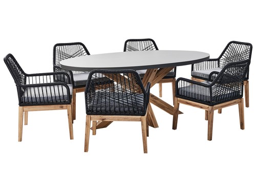 Gartentisch oval faserzement - gartentisch,