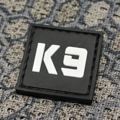 Mini pvc patch abzeichen - patch, k9