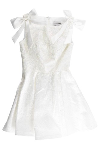 Sherri hill white crystal - white, mini