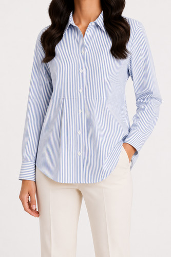 Malvin bluse weiß blau - malvin, 36