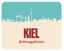 Mousepad kiel skyline - kiel, 24x19
