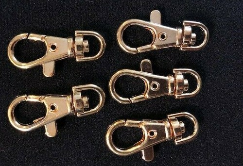 Karabiner messing goldfarben - karabiner, 5