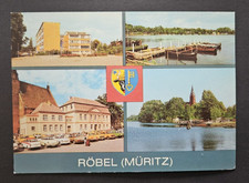 Postkarte ddr 1988 röbel - ddr,