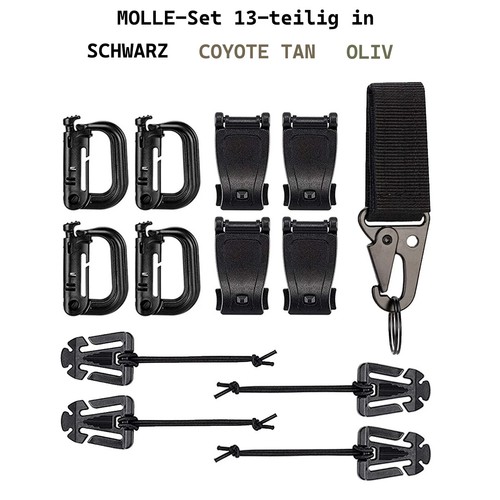 Molle clips set - molle,