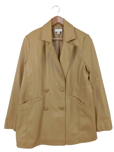 Topshop kunstledermantel damen - topshop,
