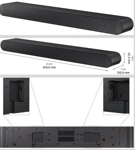 Soundbar der firma samsung - soundbar,