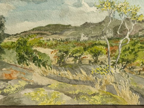 Aquarell landschaft sehr - aquarell,